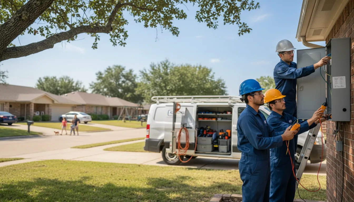 Certified electrician providing emergency electrical services in Dunfermline, IL